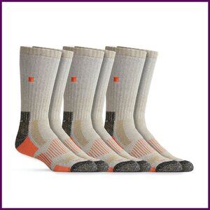 Heavy-Duty Work Boot Socks, Merino Wool, Full-Cushion, Moisture-Wicking